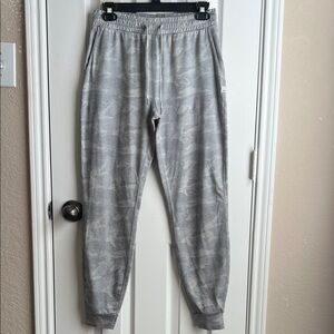 Vuori Gray Camo Performance Joggers